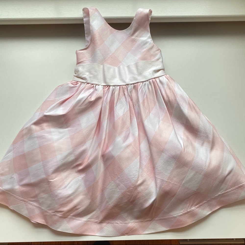 Janie and Jack Plaid Silk Dress 3T